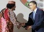 Obama and Gadhafi