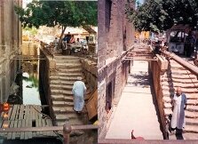 The Saleh Talai Mosque in historic Islamic Cairo, dating back to the 10th century, is now active, and open for prayers and tourists. This mosque suffered for decades from rising groundwater contaminated with sewage. 