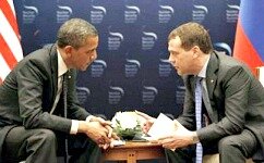 Obama and Medvedev